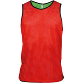 Omkeerbaar Trainingshesje Sporty Red / Fluorescent Green L/XL