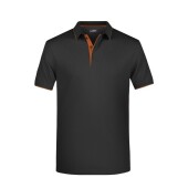 black/orange