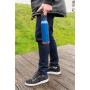 Lekvrije isoleer fles met kurk, blauw