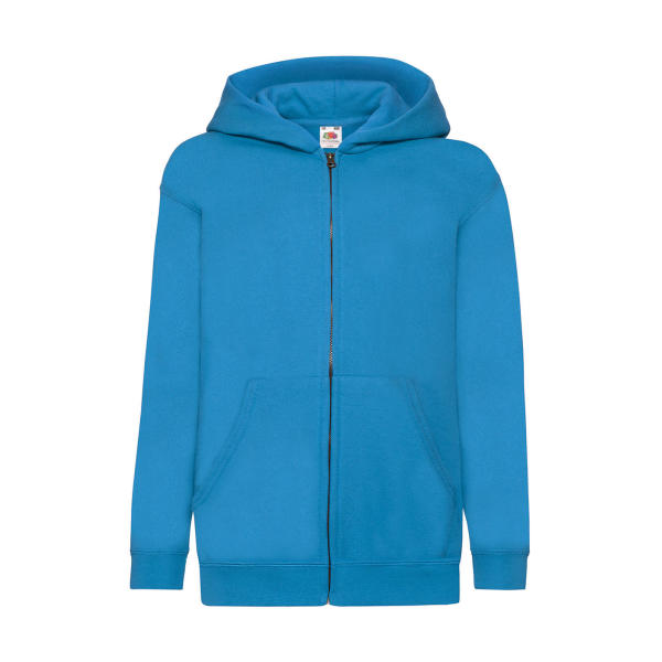 Kids Classic Hooded Sweat Jacket - Azure Blue - 164 (14-15)