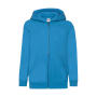 Kids Classic Hooded Sweat Jacket - Azure Blue - 164 (14-15)