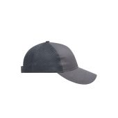 MB6216 6 Panel Air Mesh Cap donkergrijs one size