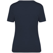 Afgewassen dames T-shirt Washed Navy Blue XS