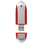 Oval USB - Rood/Zilver - 8GB