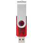Rotate-translucent USB 4GB - Rood
