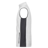 Men's Workwear Fleece Vest - STRONG - - white/carbon - 5XL