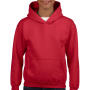Heavy Blend Youth Hooded Sweat - Red - S (116/128)