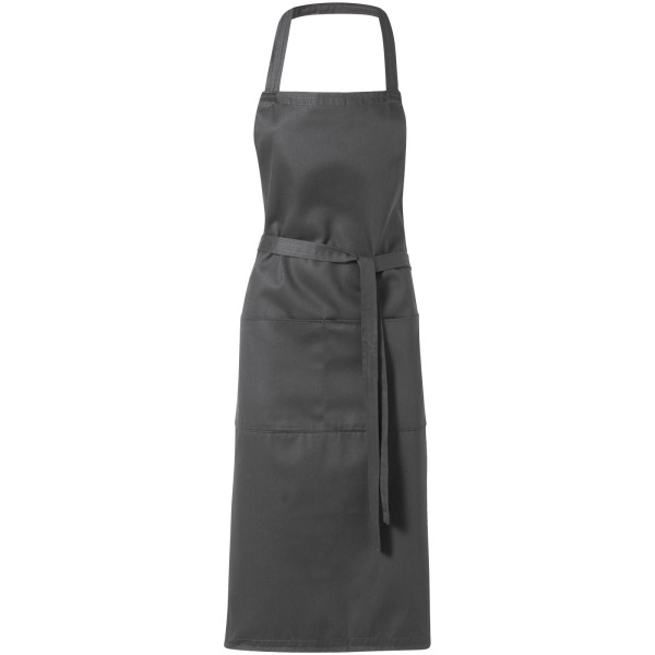 Viera 240 g/m² apron - Dark grey