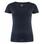 TWOVILLE LADY SLUB U-neck Navy XXL
