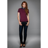 Dnm Forward / Women Polo Shirt Denim / Burgundy S
