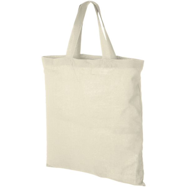 Virginia 100 g/m² cotton tote bag short handles 7L