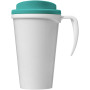 Brite-Americano® grande 350 ml insulated mug - White/Aqua