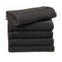 Ebro Face Cloth 30x30cm - Deep Black - One Size