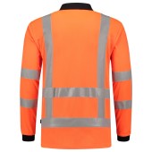 Poloshirt RWS Birdseye Lange Mouw 203005 Fluor Orange 5XL