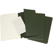 Moleskine Cahier Journal L – blankt papper - Myrtengrön