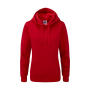 Ladies' Authentic Hooded Sweat - Classic Red - M