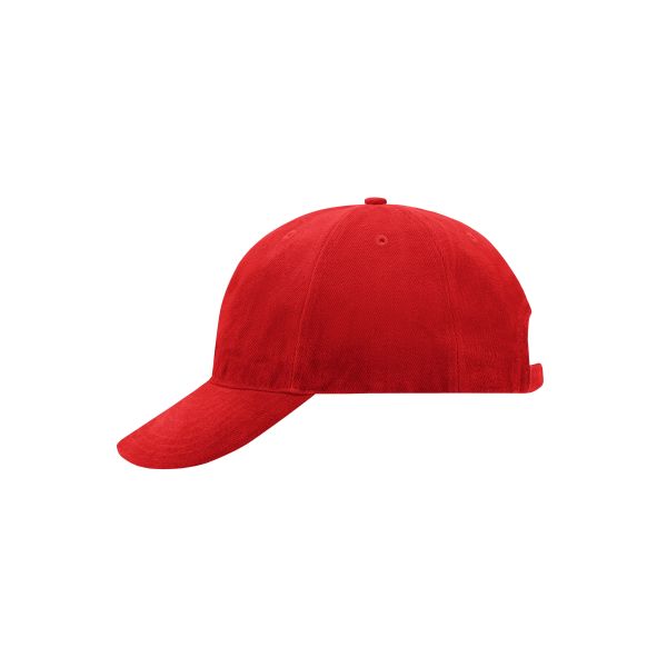 MB6126 6 Panel Softlining Raver Cap signaal-rood one size