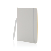 Antimicrobieel A5 notitieboek met pen set, wit