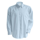 Heren Oxford overhemd lange mouwen Oxford Blue 6XL
