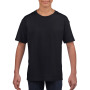 Gildan T-shirt SoftStyle SS for kids 426 black XS