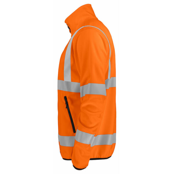 6105 Light Softshell Sweatshirt Orange/Black XS