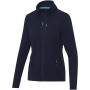 Amber GRS gerecycled dames fleece jas met volledige rits - Navy - XL