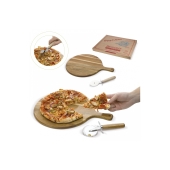 Pizzaplank met snijder - Hout