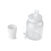 Drankdispenser 2,5L met 4 bekers Drankdispenser 2,5L met 4 bekers