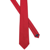 Zijden jacquard-stropdas heren Hibiscus Red One Size