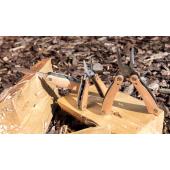 Mini houten multitool, bruin