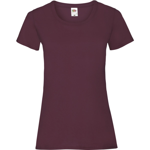 Lady-fit Valueweight T (61-372-0) Burgundy S