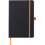 PU notitieboek Charlene oranje