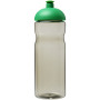H2O Active® Eco Base 650 ml sportfles met koepeldeksel - Charcoal/Helder groen