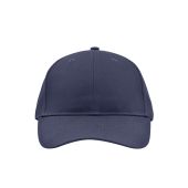 MB6118 Brushed 6 Panel Cap navy one size