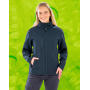 Womens Recycled 3-Layer Printable Softshell Jacket - Black - XS