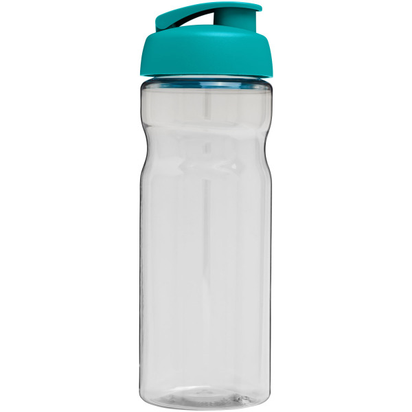 H2O Active® Base 650 ml flip lid sport bottle - Transparent/Aqua blue