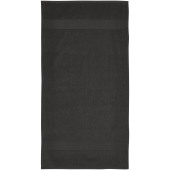 Charlotte handdoek 50 x 100 cm van 450 g/m² katoen - Antraciet