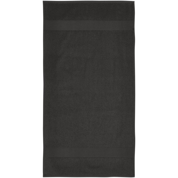 Charlotte 450 g/m² cotton towel 50x100 cm - Anthracite