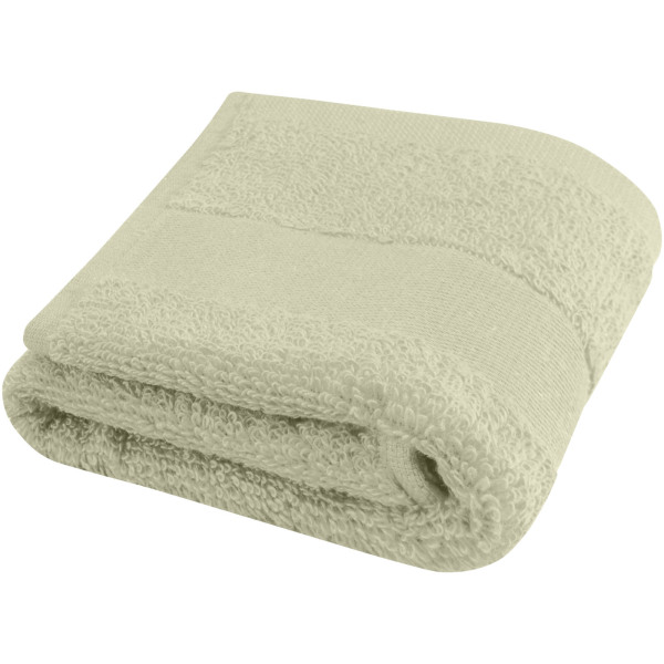 Sophia 450 g/m² cotton towel 30x50 cm - Light grey