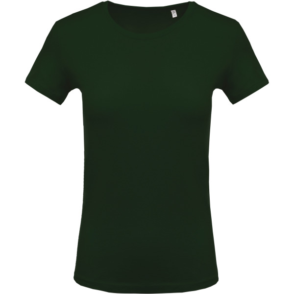 Ladies' crew neck short sleeve T-shirt Forest Green S