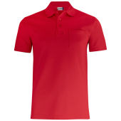 Clique Basic Polo Pocket rood m