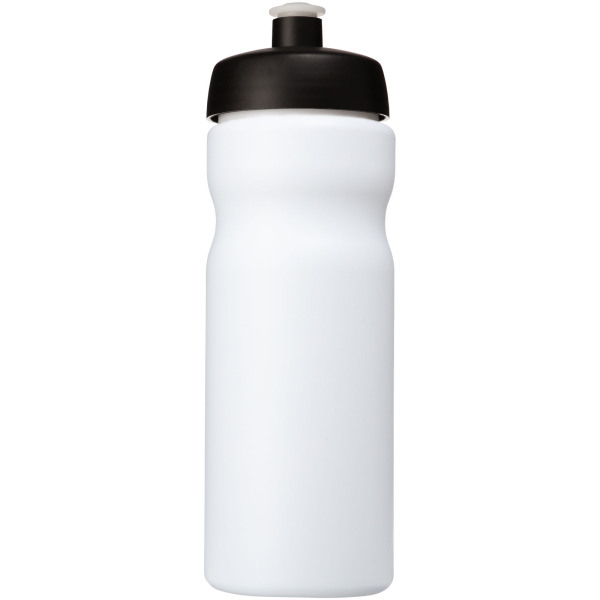 Baseline® Plus 650 ml bottle with sports lid - Solid black/White