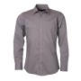 Men's Shirt Longsleeve Poplin - steel - S