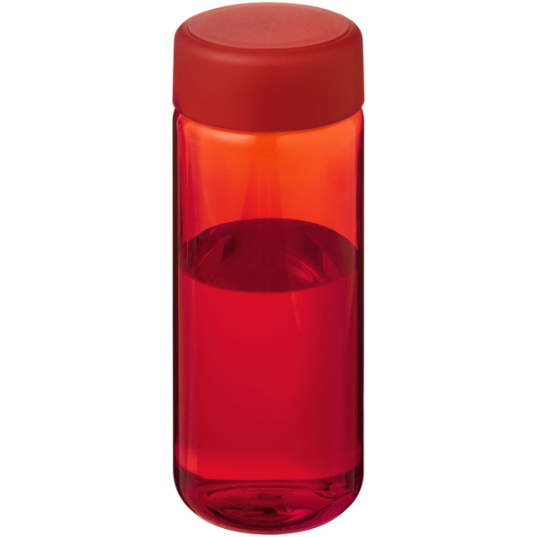 H2O Active® Octave Tritan™ 600 ml screw cap water bottle - Red/Red