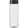 H2O Active® Vibe 850 ml screw cap water bottle - Transparent/Solid black