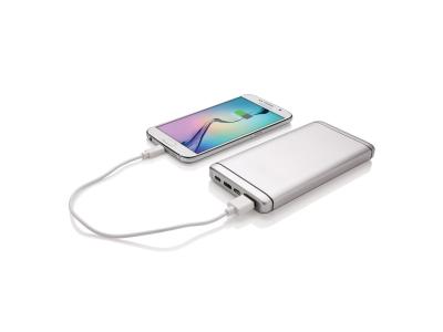 10.000 mAh Type C powerbank, zilverkleurig 10.000 mAh Type C powerbank, zilverkleurig