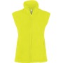 Bodywarmer van microfleece dames Fluorescent Yellow 4XL