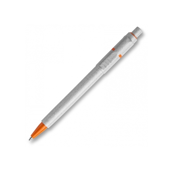 Ball pen Baron Stone hardcolour - Grey / Orange