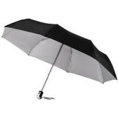 Alex 21,5 "hopfällbart automatisk paraply - Svart/Silver