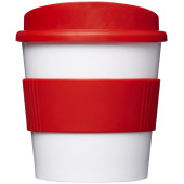 Americano® Primo 250 ml beker met grip - Wit/Rood